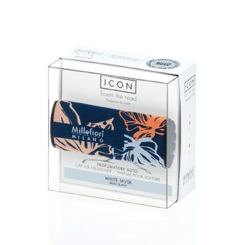 Millefiori Milano Icon Ambientador Coche Textile Floral White Musk