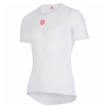 Camiseta Interior Castelli Pro Issue Con Mangas 2018 Blanco Xs