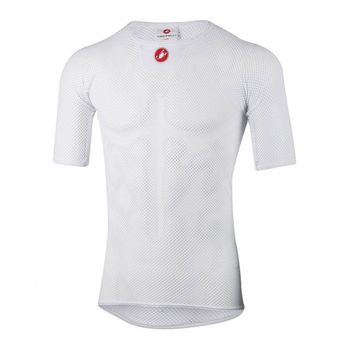 Camiseta Castelli Core Mesh 3 Manca Corta S Blanco Hombre