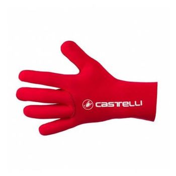 Guantes Largos Castelli Diluvio Rojo L-xl