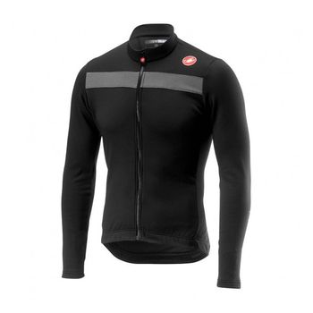 Maillot Castelli Puro 3 Fz Hombre 2xl Negro Claro