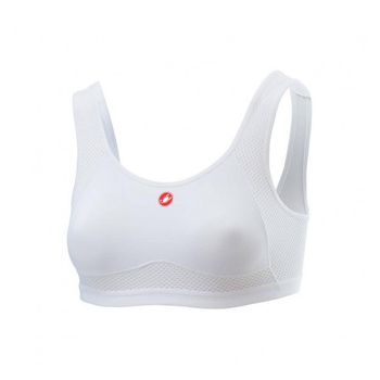 Sujetador Castelli Rosso Corsa Blanco Xs Mujer