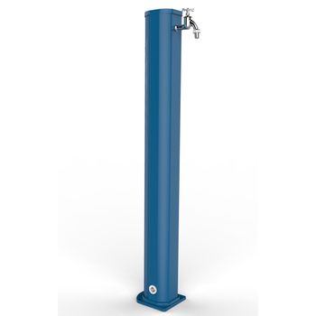 Arkema Jolly Garden Fountain A695 5012 En Color Azul Aluminio. Fuente Con Grifo Para Conexión De Bomba De Jardín Compacta Y Manejable Fuente Portátil De Viaje Ideal Para El Camping Made In Italy