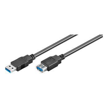 Cable De Extensión Ewent Ec1008 Usb 3.0 1.8m Negro