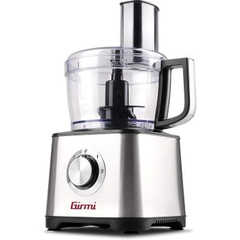 Girmi Rb76 Robot De Cocina 600 W 1,2 L Negro, Acero Inoxidable