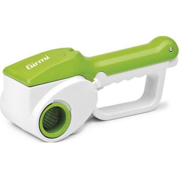 Girmi Gt0203 Cortador De Verduras En Espiral O Rallador Eléctrico Plástico Verde, Blanco