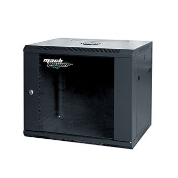 Rack Mural Mach Power 19" 9u Ar-964wb 600x450 + 1 Ventilador +  Kit Instalación + Kit Toma De Tierra