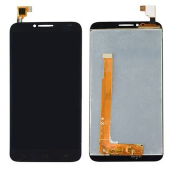 Reemplazo Lcd + Touch Screen Negro Para Alcatel One Touch Idol 2 6037