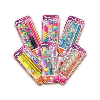 87019 87019-set Phone Perlas ¡decora Tu Móvil De La Forma Más Divertida Mod. Sdos, Multicolor (nice