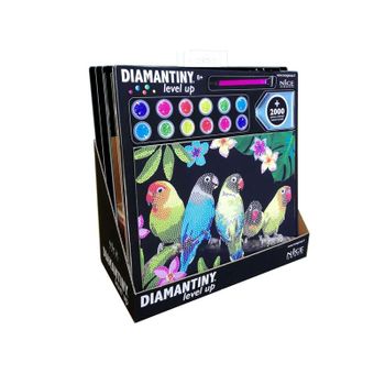 Diamantiny Level Up - Wild - Nice Group Creative Art, Diamond Painting Kits, Crea El Mosaico De Leopardo (96200)