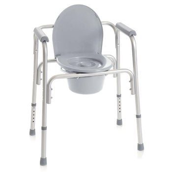 Totalcare | Silla Wc 4 Funciones En 1 (resistente 130 Kg) |            List: Sin Ruedas|con Inodoro