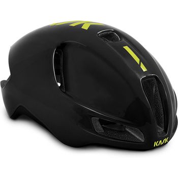 Kask Casco Utopia Negro Y Amarillo