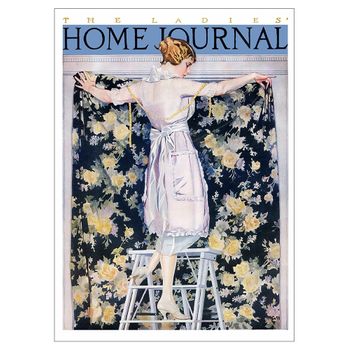 Legendarte - Cuadro Lienzo, Impresión Digital - Ladies Home Journal 1921 - C. Coles Phillips - Decoración Pared Cm. 50x70