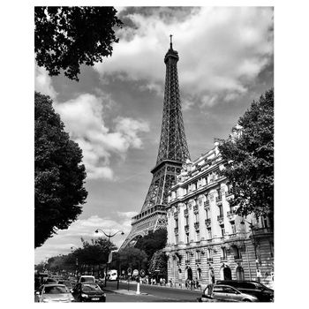 Legendarte - Cuadro Lienzo, Impresión Digital - La Torre De París - Decoración Pared Cm. 60x75