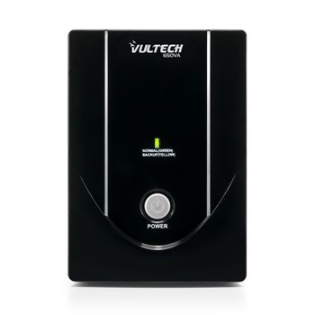 Vultech Ups650va-lite Sistema De Alimentación Ininterrumpida (ups) Línea Interactiva 0,65 Kva 360 W 2 Salidas Ac