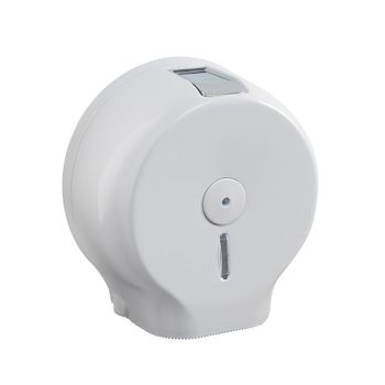 Dispensador De Papel Higiénico Máx. 22 Cm En Resina Termoplástica Blanco