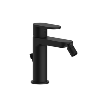 Mezclador De Bidet Negro Mate Con Aireador Orientable Amalfi.