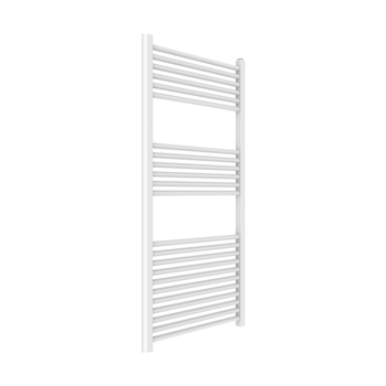 Calentador De Toallas Para Baño 60x120 De Acero Blanco Con 23 Tubos