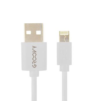 Cable Cargador Iphone Blanco 1 M - Groovy - 1405