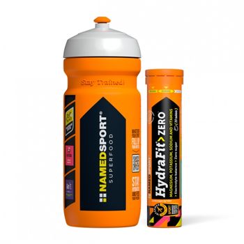 Named Sport - Pack Hydrafit - Isotonic Hydra Zero 20 Pastillas + Bidón - Isotónico Eferves