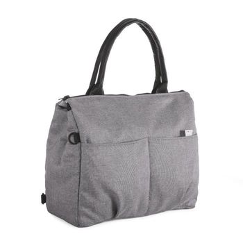 Bolso Mum maternidad y para carro rayas beige - Baby Clic