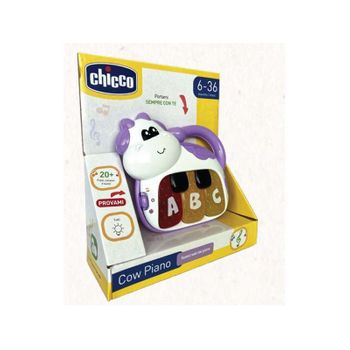 Piano Vaquita Con Luces Y Sonidos ¡fácil De Agarrar! Bilingüe (chicco - 00011159000040)