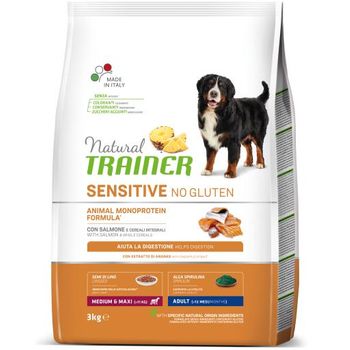 Natural Trainer Canine Sin Gluten Adult Salmon 3kg