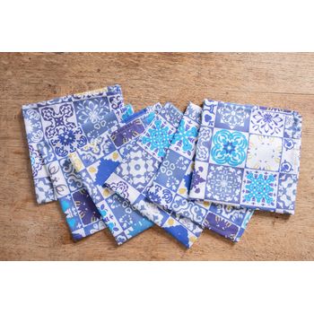 Set x2 Toallas de Cara Algodón 575 gsm alcala azul nórdico - almacenesbrissa