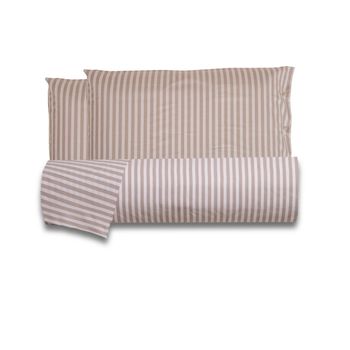 Juego Nórdico 3 Piezas 100% Algodón Cama De 150_160cm  Ralla Mini Beige