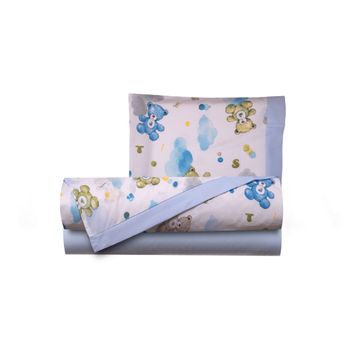 CangooCare® - Juego de sábanas de 3 piezas para cuna de bebé
