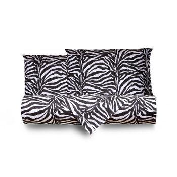 Juego Nórdico 3 Piezas 100% Algodón Cama De 150_160cm  Zebra