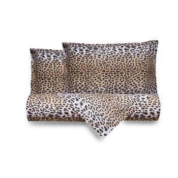 Juego Nórdico 3 Piezas 100% Algodón Cama De 150_160cm  Leopardo