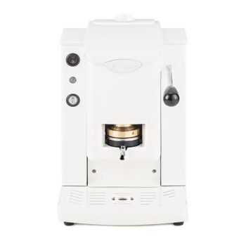 Faber Slot Plast Basic - Macchina Per Caffè Con Pressacialda In Ottone - Telaio In Metallo Bianco E Frontale In Policarbonato Bianco