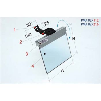 Metalworks 3116145 Protector Esmeriladora Pma 02/112 16x145