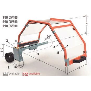 Metalworks 3405500 Proteccion De Torno Pto 05/500