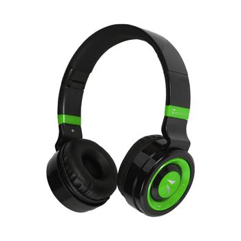 Techmade Tm-046-gr Auricular Y Casco Auriculares Inalámbrico Y Alámbrico Diadema Música Microusb Bluetooth Negro, Verde