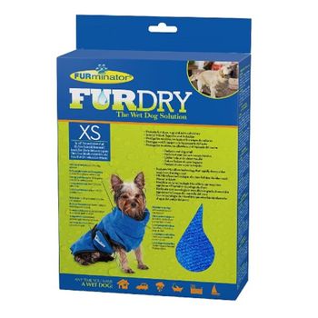 Furminator Fur Dry Albornoz, Perros Razas Mini Xs