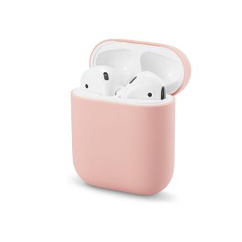 Funda Puro Silicona Wisetony Para Apple Airpods - Rosa Claro