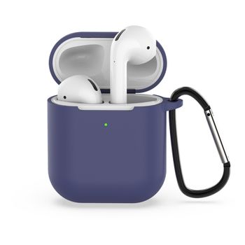 Funda Com Mosquetão Paraapple Airpods 2 - Azul Oscuro