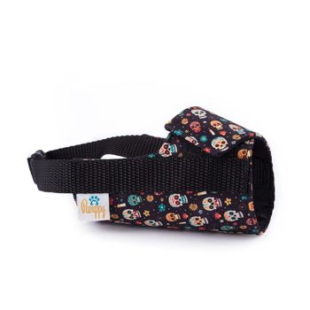 Bozal Para Perros Velcro Calavera Mexicana Pamppy Talla L