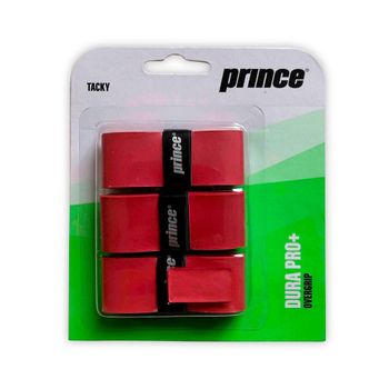 Pack 3 Overgrip Prince Durapro Blister Rojo