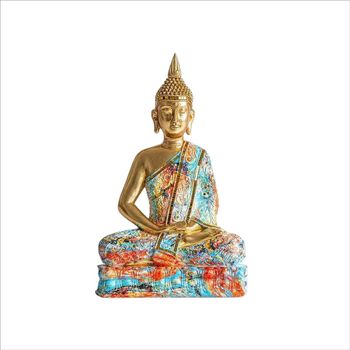 Akunadecor - Figura Acrilico Dorado Budha