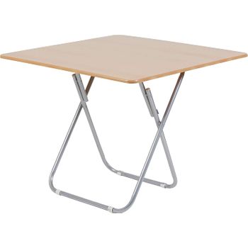 Mesa De Aluminio Plegable Rectangular Para Exterior, Color Blanco, Tamaño:  120x72x71 Cm con Ofertas en Carrefour