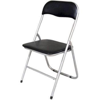 Silla Metal Plegable Negro