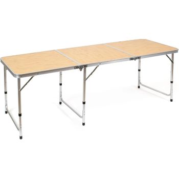 Mesa plegable de madera BO-CAMP de 60 x 120 cm