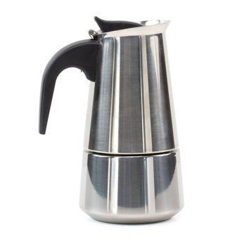 Cafetera Italiana Acero Inoxidable 6 Tazas – Alimentos Yuno