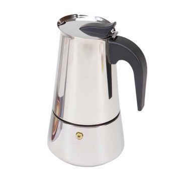 Cuperinox, Cafetera Inoxidable Deluxe, cafetera Italiana 4 Tazas, Cafetera  Italiana Inducción Acero Inoxidable, Mango Anti Quemaduras con Ofertas en  Carrefour