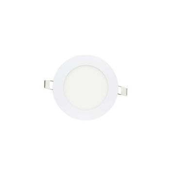 Downlight Led Redondo Ultraplano Blanco 6w Blanco Cálida 3000k Blanco Cálida 3000k