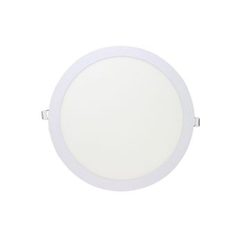 Downlight Led Redondo Ultra Plano Blanco 25w Blanco Cálida 3000k Blanco Cálida 3000k