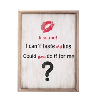 Cuadro Impreso Kiss Me 40x30